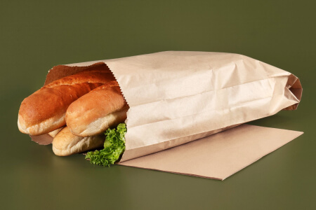 Brown Bag Ribbed (65 Gsm)