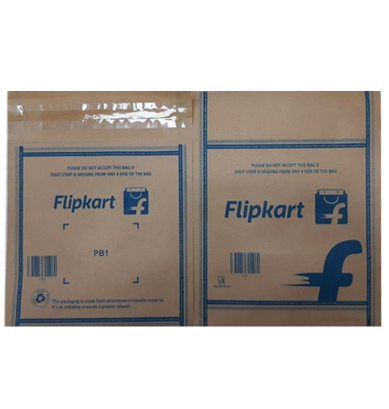Paper Bag With Bottom Gusset With Flap