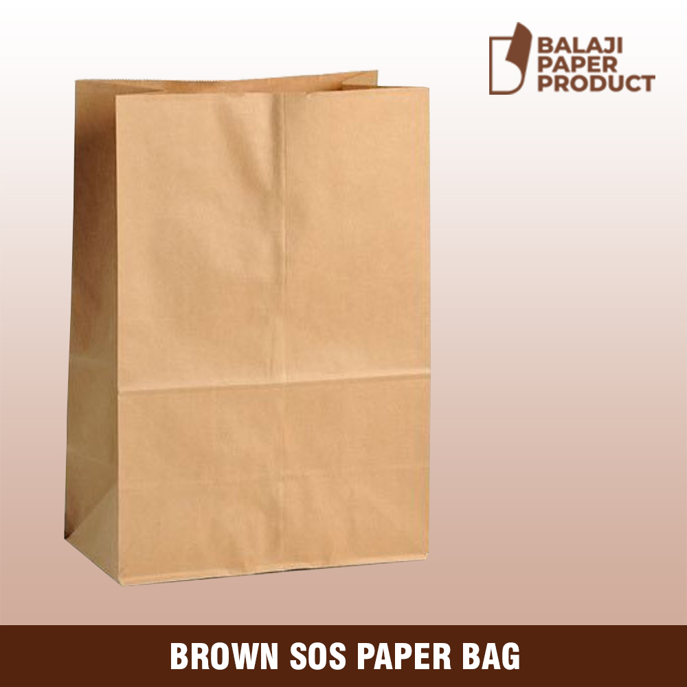 Brown Sos Paper Bag