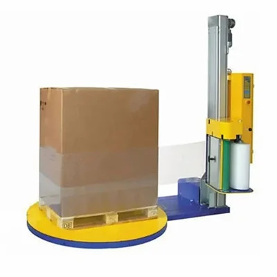 Box Stretch Wrapping Machine With Pre Stretch System