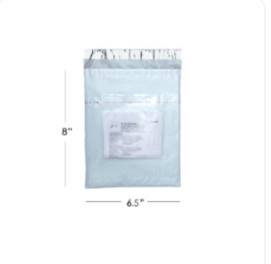 6.5×8 Inch Bubble Courier Bag With Document Pouch – Pack Of 100