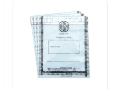 LDPE Diamond Bag With Level-2 Security Tape