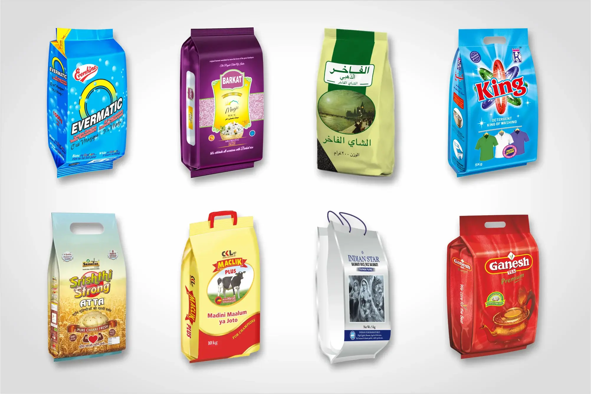 4 Side Sealed Pouches