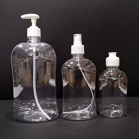 Empty Hand Wash Plastic Bottle